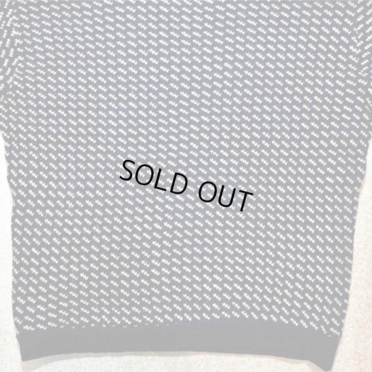 画像12: 「L.L.Bean(エルエルビーン)」80s XLサイズ バーズアイ ノルウェー製 ウール レーヨン ローゲージ ニット セーター【送料無料】 (12)