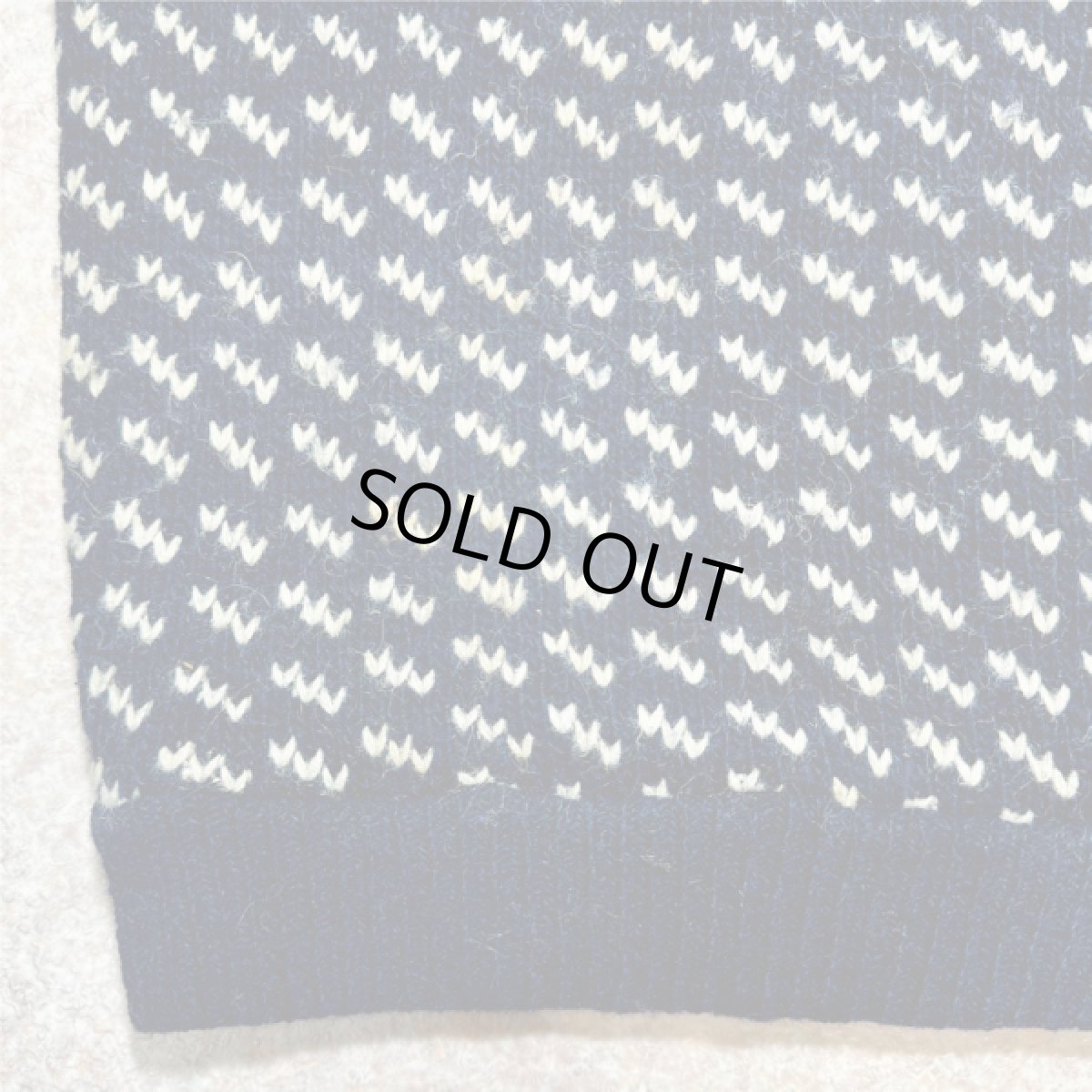 画像13: 「L.L.Bean(エルエルビーン)」80s XLサイズ バーズアイ ノルウェー製 ウール レーヨン ローゲージ ニット セーター【送料無料】 (13)