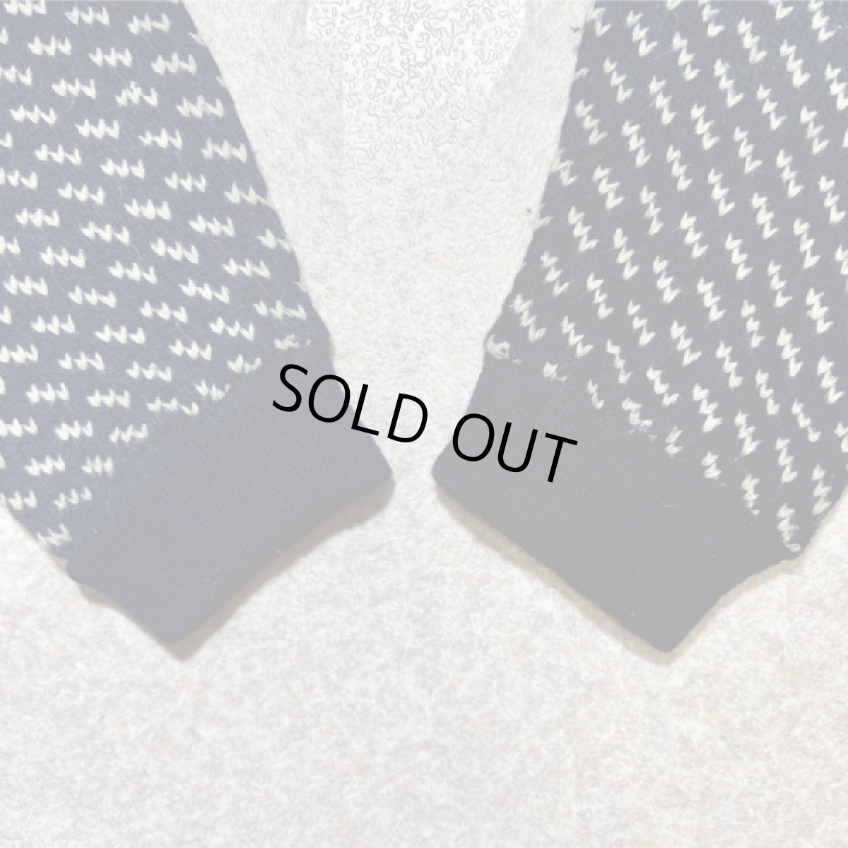 画像14: 「L.L.Bean(エルエルビーン)」80s XLサイズ バーズアイ ノルウェー製 ウール レーヨン ローゲージ ニット セーター【送料無料】 (14)