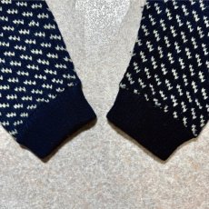 画像14: 「L.L.Bean(エルエルビーン)」80s XLサイズ バーズアイ ノルウェー製 ウール レーヨン ローゲージ ニット セーター【送料無料】 (14)
