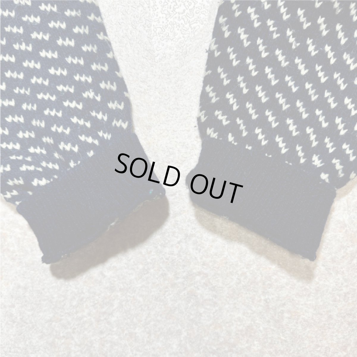 画像15: 「L.L.Bean(エルエルビーン)」80s XLサイズ バーズアイ ノルウェー製 ウール レーヨン ローゲージ ニット セーター【送料無料】 (15)