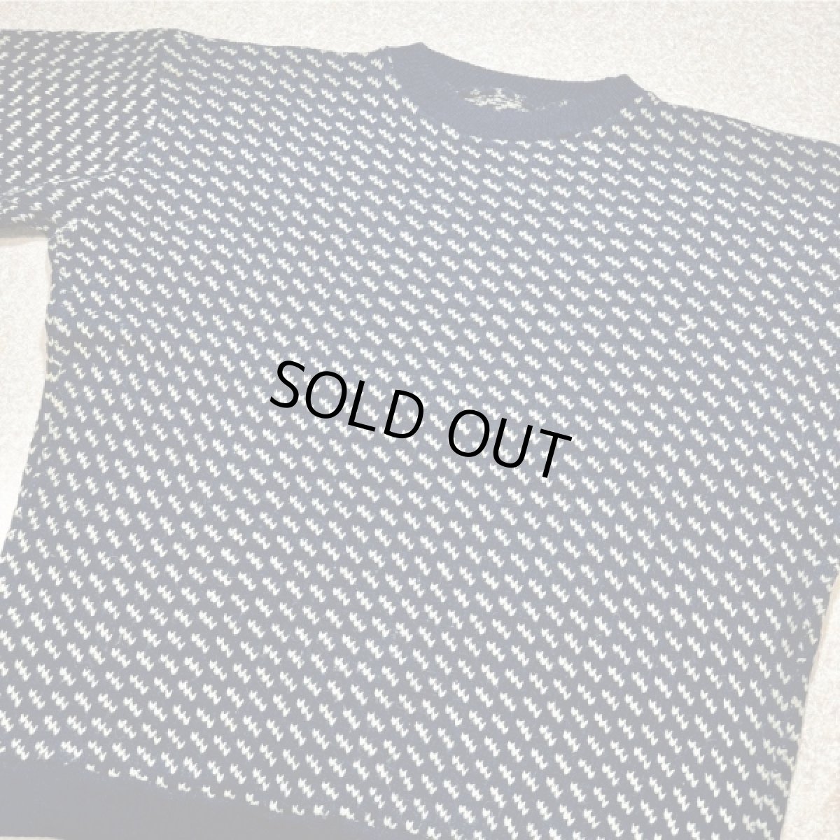 画像16: 「L.L.Bean(エルエルビーン)」80s XLサイズ バーズアイ ノルウェー製 ウール レーヨン ローゲージ ニット セーター【送料無料】 (16)