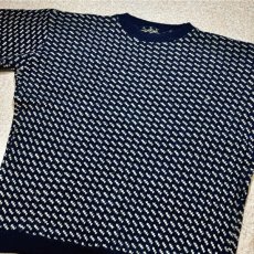 画像16: 「L.L.Bean(エルエルビーン)」80s XLサイズ バーズアイ ノルウェー製 ウール レーヨン ローゲージ ニット セーター【送料無料】 (16)