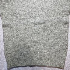 画像5: 「L.L.Bean(エルエルビーン)」80s Lサイズ 杢調 メランジ 丸編み 丸胴 クルーネック ニット セーター (5)