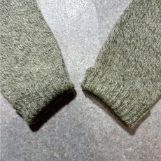 画像15: 「L.L.Bean(エルエルビーン)」80s Lサイズ 杢調 メランジ 丸編み 丸胴 クルーネック ニット セーター (15)