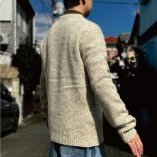 画像20: 「L.L.Bean(エルエルビーン)」80s Lサイズ 杢調 メランジ 丸編み 丸胴 クルーネック ニット セーター (20)