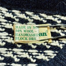 画像7: 「L.L.Bean(エルエルビーン)」80s 90s XXLサイズ バーズアイ ノルウェー製 ウール レーヨン ローゲージ ニット セーター【送料無料】 (7)