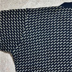 画像9: 「L.L.Bean(エルエルビーン)」80s 90s XXLサイズ バーズアイ ノルウェー製 ウール レーヨン ローゲージ ニット セーター【送料無料】 (9)