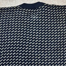 画像10: 「L.L.Bean(エルエルビーン)」80s 90s XXLサイズ バーズアイ ノルウェー製 ウール レーヨン ローゲージ ニット セーター【送料無料】 (10)