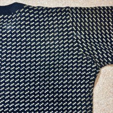 画像13: 「L.L.Bean(エルエルビーン)」80s 90s XXLサイズ バーズアイ ノルウェー製 ウール レーヨン ローゲージ ニット セーター【送料無料】 (13)