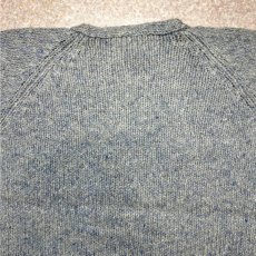 画像10: 「L.L.Bean(エルエルビーン)」80s 90s Sサイズ ケーブル編み ラムズウール モヘア ナイロン Vネック ニット セーター (10)