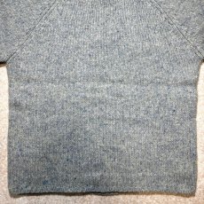 画像12: 「L.L.Bean(エルエルビーン)」80s 90s Sサイズ ケーブル編み ラムズウール モヘア ナイロン Vネック ニット セーター (12)
