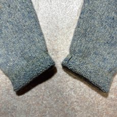 画像14: 「L.L.Bean(エルエルビーン)」80s 90s Sサイズ ケーブル編み ラムズウール モヘア ナイロン Vネック ニット セーター (14)