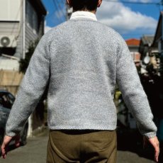画像21: 「L.L.Bean(エルエルビーン)」80s 90s Sサイズ ケーブル編み ラムズウール モヘア ナイロン Vネック ニット セーター (21)