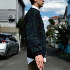 画像20: 「L.L.Bean(エルエルビーン)」80s 90s Mサイズ USA製 ブラックウォッチ ウールマーク ウール ニット セーター (20)