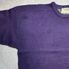 画像2: 「L.L.Bean(エルエルビーン)」80s 90s Lサイズ〜XLサイズ USA製 コットン ニット セーター (2)
