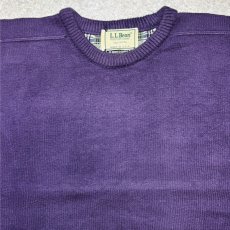 画像3: 「L.L.Bean(エルエルビーン)」80s 90s Lサイズ〜XLサイズ USA製 コットン ニット セーター (3)