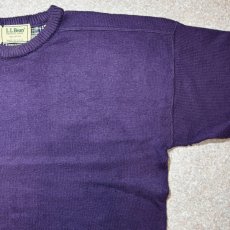 画像4: 「L.L.Bean(エルエルビーン)」80s 90s Lサイズ〜XLサイズ USA製 コットン ニット セーター (4)