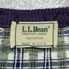 画像6: 「L.L.Bean(エルエルビーン)」80s 90s Lサイズ〜XLサイズ USA製 コットン ニット セーター (6)