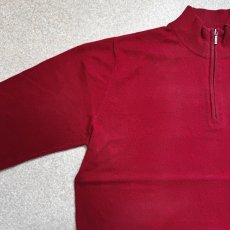画像2: 「L.L.Bean(エルエルビーン)」90s 00s XL-REGサイズ コットン カシミヤ混紡 ハーフジップ ハイネック ニット セーター (2)
