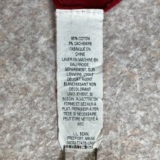 画像10: 「L.L.Bean(エルエルビーン)」90s 00s XL-REGサイズ コットン カシミヤ混紡 ハーフジップ ハイネック ニット セーター (10)