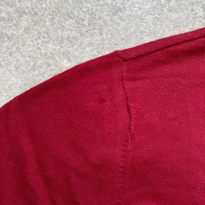 画像2: 「L.L.Bean(エルエルビーン)」90s 00s XL-REGサイズ コットン カシミヤ混紡 ハーフジップ ハイネック ニット セーター