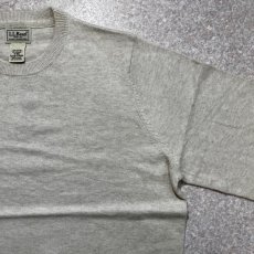 画像4: 「L.L.Bean(エルエルビーン)」90s 00s M-REGサイズ コットン カシミヤ混紡 ハイゲージ ニット セーター (4)