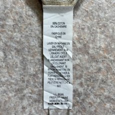 画像9: 「L.L.Bean(エルエルビーン)」90s 00s M-REGサイズ コットン カシミヤ混紡 ハイゲージ ニット セーター (9)