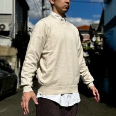 画像17: 「L.L.Bean(エルエルビーン)」90s 00s M-REGサイズ コットン カシミヤ混紡 ハイゲージ ニット セーター (17)