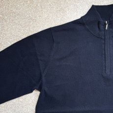 画像2: 「L.L.Bean(エルエルビーン)」90s 00s XL-TALLサイズ コットン カシミヤ混紡 ハーフジップ ハイネック ニット セーター (2)