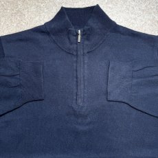 画像3: 「L.L.Bean(エルエルビーン)」90s 00s XL-TALLサイズ コットン カシミヤ混紡 ハーフジップ ハイネック ニット セーター (3)