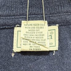 画像9: 「L.L.Bean(エルエルビーン)」90s 00s XL-TALLサイズ コットン カシミヤ混紡 ハーフジップ ハイネック ニット セーター (9)