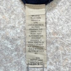 画像11: 「L.L.Bean(エルエルビーン)」90s 00s XL-TALLサイズ コットン カシミヤ混紡 ハーフジップ ハイネック ニット セーター (11)