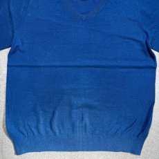 画像5: 「L.L.Bean(エルエルビーン)」90s 00s L-REGサイズ コットン カシミヤ混紡 Vネック ハイゲージ ニット セーター (5)