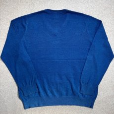 画像10: 「L.L.Bean(エルエルビーン)」90s 00s L-REGサイズ コットン カシミヤ混紡 Vネック ハイゲージ ニット セーター (10)
