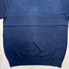 画像5: 「L.L.Bean(エルエルビーン)」90s 00s XL-REGサイズ コットン カシミヤ混紡 Vネック ハイゲージ ニット セーター (5)
