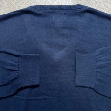 画像12: 「L.L.Bean(エルエルビーン)」90s 00s XL-REGサイズ コットン カシミヤ混紡 Vネック ハイゲージ ニット セーター (12)