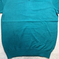 画像5: 「L.L.Bean(エルエルビーン)」90s 00s L-REGサイズ コットン カシミヤ混紡 Vネック ハイゲージ ニット セーター (5)