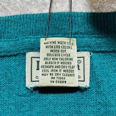 画像7: 「L.L.Bean(エルエルビーン)」90s 00s L-REGサイズ コットン カシミヤ混紡 Vネック ハイゲージ ニット セーター (7)