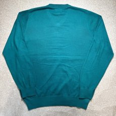 画像10: 「L.L.Bean(エルエルビーン)」90s 00s L-REGサイズ コットン カシミヤ混紡 Vネック ハイゲージ ニット セーター (10)