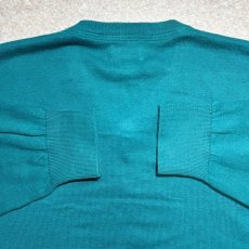 画像12: 「L.L.Bean(エルエルビーン)」90s 00s L-REGサイズ コットン カシミヤ混紡 Vネック ハイゲージ ニット セーター (12)