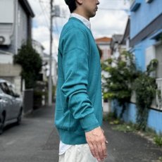 画像18: 「L.L.Bean(エルエルビーン)」90s 00s L-REGサイズ コットン カシミヤ混紡 Vネック ハイゲージ ニット セーター (18)
