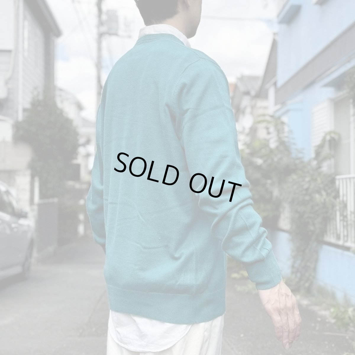 画像19: 「L.L.Bean(エルエルビーン)」90s 00s L-REGサイズ コットン カシミヤ混紡 Vネック ハイゲージ ニット セーター (19)