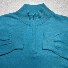画像3: 「L.L.Bean(エルエルビーン)」90s 00s XL-REGサイズ コットン カシミヤ混紡 ハーフジップ ハイネック ニット セーター (3)