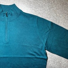 画像5: 「L.L.Bean(エルエルビーン)」90s 00s XL-REGサイズ コットン カシミヤ混紡 ハーフジップ ハイネック ニット セーター (5)