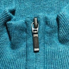 画像11: 「L.L.Bean(エルエルビーン)」90s 00s XL-REGサイズ コットン カシミヤ混紡 ハーフジップ ハイネック ニット セーター (11)