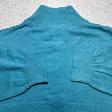 画像14: 「L.L.Bean(エルエルビーン)」90s 00s XL-REGサイズ コットン カシミヤ混紡 ハーフジップ ハイネック ニット セーター (14)