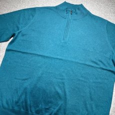 画像17: 「L.L.Bean(エルエルビーン)」90s 00s XL-REGサイズ コットン カシミヤ混紡 ハーフジップ ハイネック ニット セーター (17)