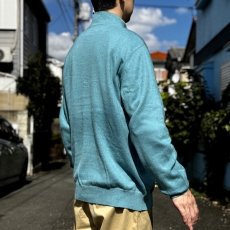 画像21: 「L.L.Bean(エルエルビーン)」90s 00s XL-REGサイズ コットン カシミヤ混紡 ハーフジップ ハイネック ニット セーター (21)