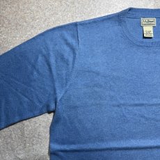 画像2: 「L.L.Bean(エルエルビーン)」90s 00s XL-TALLサイズ コットン カシミヤ混紡 ハイゲージ ニット セーター (2)